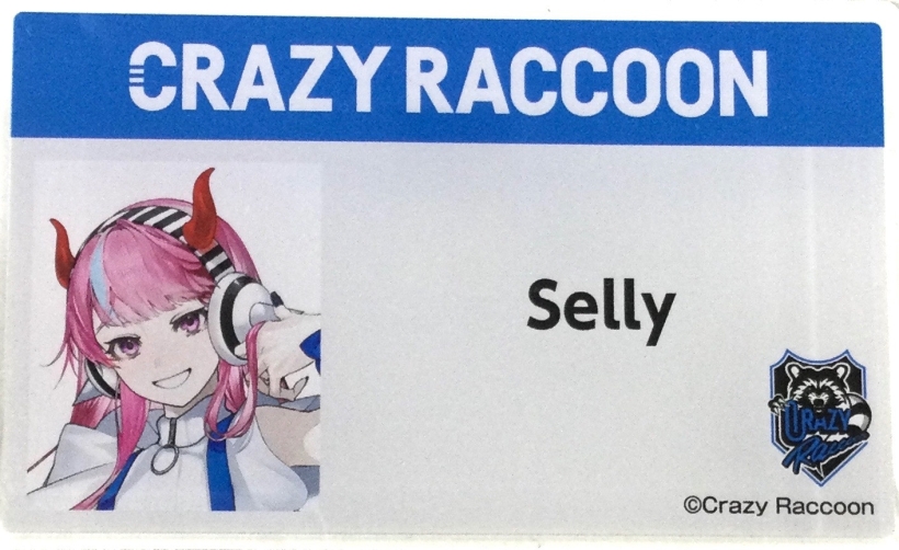 CR CRAZYRACCOON ローソン アクスタ アクリルバッジ Selly