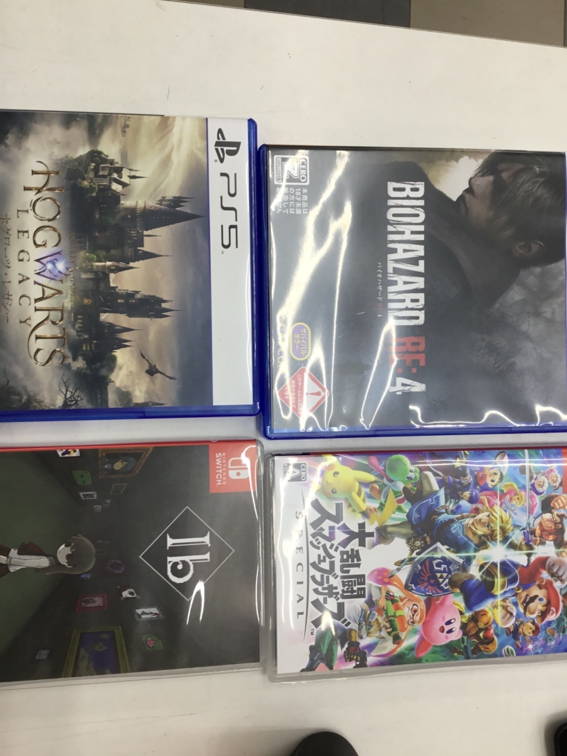 PS5版 バイオハザードre4 ホグワーツレガシー Switch 大乱闘スマッシュブラザーズ Ib 入荷致しました！ | 新着商品 |  ブックマーケットエーツー豊川店 | 株式会社キューブ