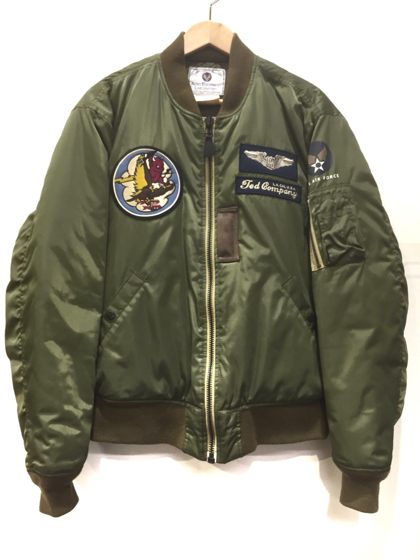 入荷】AERO EQUIPMENT LABORATORY 中綿ジャケット サイズ44(L-XLサイズ