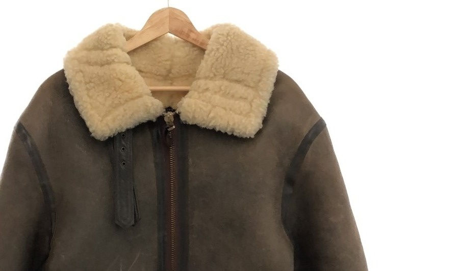 AVIREX 33H5595 B-3 フライトジャケット size38 TYPE B-3 DWG No. 33H5595 AC-17755 Avirex Sheepskin Leather Jacket