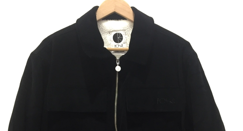 polar skateboarding corduroy boa blouson