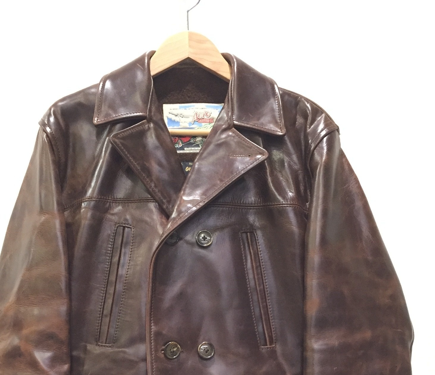 入荷】AERO LEATHER レザージャケット サイズ36(Sサイズ程度) HORSE