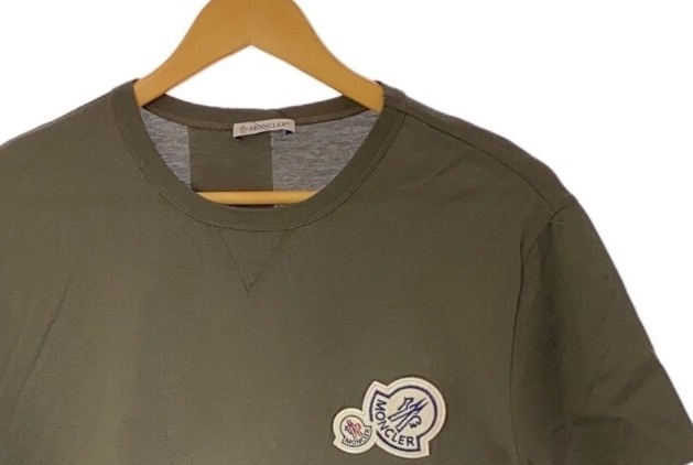 【MONCLER】ボクシーフィットバージンウール Tシャツ【送関込】 MONCLER】ボクシーフィットバージンウール Tシャツ【送関込