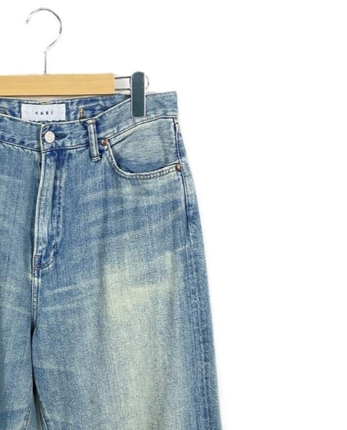 入荷】HARI 1008 デニムパンツ サイズ4 WIDE STRAIGHT DENIM