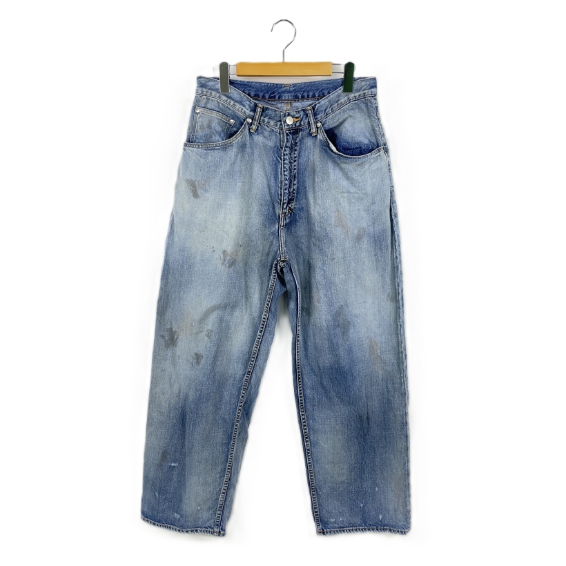 パンツ AGING STRAIGHT 5P DENIM PANTS ANC-PT78 ANCELLM》 25SS New Delivery ANC-PT78 AGING STRAIGHT 5P DENIM
